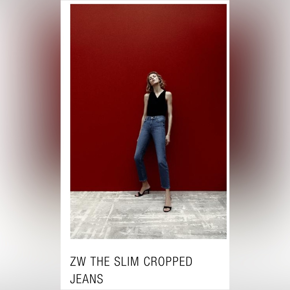 Zara Slim Cropped Jeans (6)